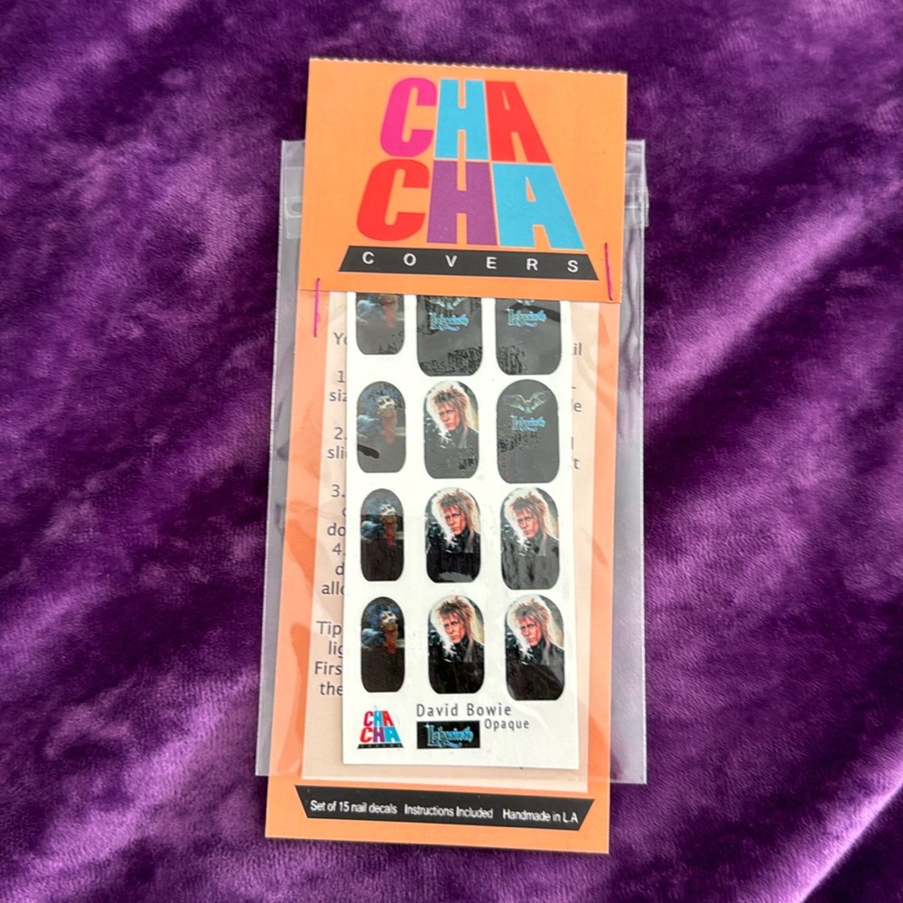 Cha Cha Covers - Labyrinth nail decals - NWT